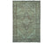 6'7x9'3 Vintage Heriz Brown Persian Style Hand Knotted Wool Area Rug