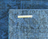 8x11 Vintage Heriz Over Dyed Persian Style Hand Knotted Wool Area Rug