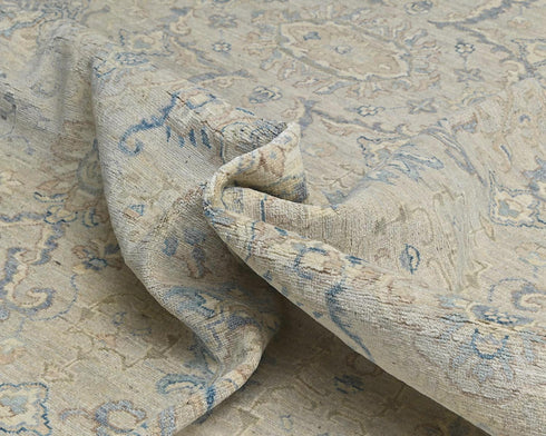 12x15 Zeigler Gray Afghan Hand Knotted Wool Area Rug