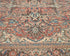 8x11 Vintage Heriz Terracotta Persian Style Hand Knotted Wool Area Rug