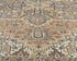8'6x11 Vintage Heriz Brown Persian Style Hand Knotted Wool Area Rug