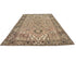 8x11 Vintage Heriz Brown Persian Style Hand Knotted Wool Area Rug