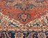 9x12 Rust Blue Aryana Afghan Hand Knotted Veg Dye Wool Area Rug