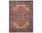 9x12 Rust Blue Aryana Afghan Hand Knotted Veg Dye Wool Area Rug