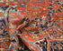9x12 Rust Blue Aryana Afghan Hand Knotted Veg Dye Wool Area Rug