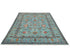 6x8 Blue Khurgeen Afghan Hand Knotted Wool Area Rug
