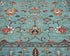 6x8 Blue Khurgeen Afghan Hand Knotted Wool Area Rug