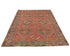 6x8 Vintage Persian Style Red Low Pile Wool Area Rug