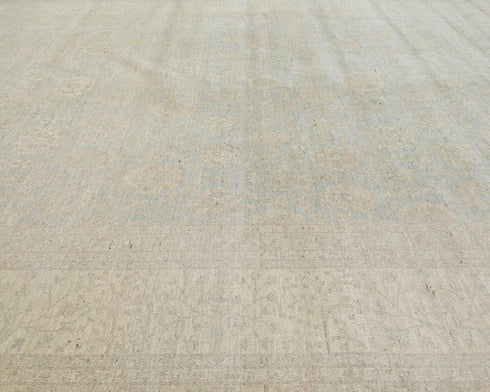 9x12 Chobi Fine Quality Gray Afghan Hand Knotted Wool Area Rug