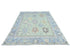 Green Blue 8x10 Ft Oushak Turkish Hand Knotted Traditional Veg Dye Wool Area Rug