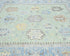 Green Blue 8x10 Ft Oushak Turkish Hand Knotted Traditional Veg Dye Wool Area Rug