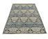 4x6 Zeigler Gray Blue Afghan Hand Knotted Wool Area Rug