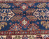 3x5 Kazak Blue Afghan Hand Knotted Traditional Wool Area Rug
