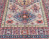3x5 Gray Kazak Afghan Hand Knotted Geometric Wool Area Rug