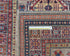 3x5 Gray Kazak Afghan Hand Knotted Geometric Wool Area Rug