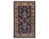 Blue 3x5 Kazak Afghan Hand Knotted Geometric Wool Area Rug