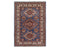 4x6 Ft Blue Kazak Afghan Hand Knotted Traditional Wool Area Rug