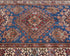 4x6 Ft Blue Kazak Afghan Hand Knotted Traditional Wool Area Rug
