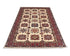 Beige 4x6 Kazak Afghan Hand Knotted Geometric Wool Area Rug