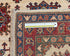 Beige 4x6 Kazak Afghan Hand Knotted Geometric Wool Area Rug