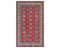 Red 6x9 Kazak Afghan Hand Knotted Geometric Wool Area Rug