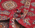 Red 6x9 Kazak Afghan Hand Knotted Geometric Wool Area Rug