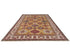 9x12 Golden Brown Kazak Afghan Hand Knotted Traditional Wool Area Rug