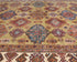 9x12 Golden Brown Kazak Afghan Hand Knotted Traditional Wool Area Rug