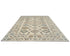 Beige 9x12 Ft Kazak Afghan Hand Knotted Geometric Wool Area Rug