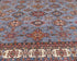 Gray 9x12 Kazak Afghan Hand Knotted Geometric Wool Area Rug