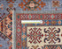 Gray 9x12 Kazak Afghan Hand Knotted Geometric Wool Area Rug