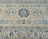 6x9 Kazak Gray Afghan Hand Knotted Geometric Wool Area Rug