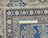 8x10 Gray Kazak Afghan Hand Knotted Geometric Wool Area Rug