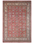 12x15 Red Kazak Afghan Hand Knotted Wool Area Rug