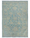 4x6 Soft Blue Oushak Turkish Handmade Traditional Wool Area Rug