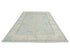 9x12 Soft Gray Turkish Oushak Hand Knotted Traditional Soft Wool Area Rug