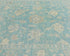 9x12 Aqua Blue Oushak Turkish Handmade Traditional Soft Wool Area Rug