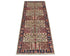 6 Ft Gray Aryana Afghan Hand Knotted Veg Dye Wool Runner Rug