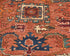 6 Feet Rust Aryana Afghan Hand Knotted Veg Dye Wool Runner Rug