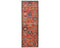 8 Ft Rust Aryana Afghan Hand Knotted Veg Dye Wool Runner Rug