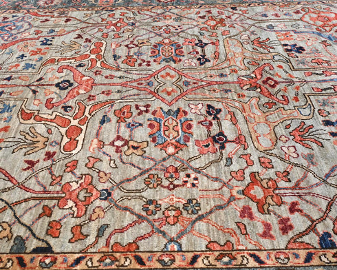 6x9 Ft Light Brown Aryana Afghan Hand Knotted Veg Dye Wool Area Rug