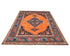 8x10 Orange Aryana Afghan Hand Knotted Veg Dye Wool Area Rug