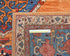8x10 Orange Aryana Afghan Hand Knotted Veg Dye Wool Area Rug