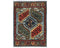 2x3 Blue Ersari Afghan Hand Knotted Veg Dye Wool Area Rug