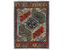 2x3 Blue Ersari Afghan Hand Knotted Veg Dye Wool Area Rug