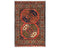 3x4 Rust Ersari Afghan Hand Knotted Veg Dye Wool Area Rug