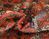 3x4 Rust Ersari Afghan Hand Knotted Veg Dye Wool Area Rug