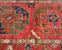 3x4 Red Ersari Afghan Hand Knotted Veg Dye Wool Area Rug