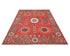 6x8 Red Ersari Afghan Hand Knotted Veg Dye Wool Area Rug