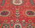6x8 Red Ersari Afghan Hand Knotted Veg Dye Wool Area Rug